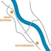 Karte Bonn/Bad Godesberg