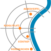 Karte von Köln